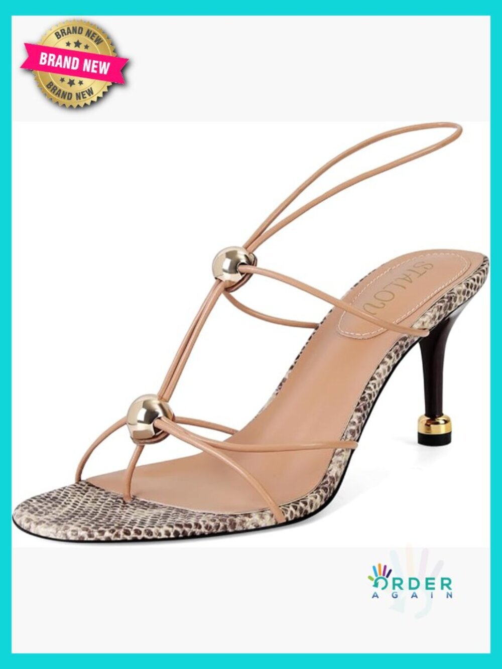 Strappy Stiletto Heels Slip On Slingback Sandals Open Toe Party Shoes